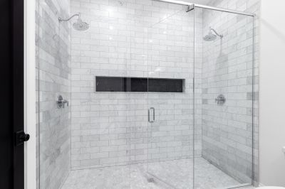 Stylish Shower with Tile Work